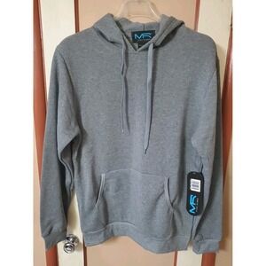 Men's MACK RUSSO Gray Sweat Hoodie Pullover Draw string NWT Size M